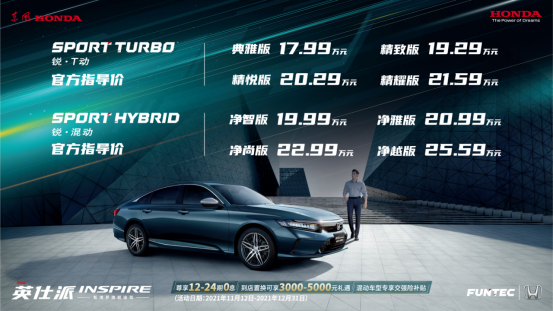 【Final上市新闻稿】东风Honda英仕派睿智上市173